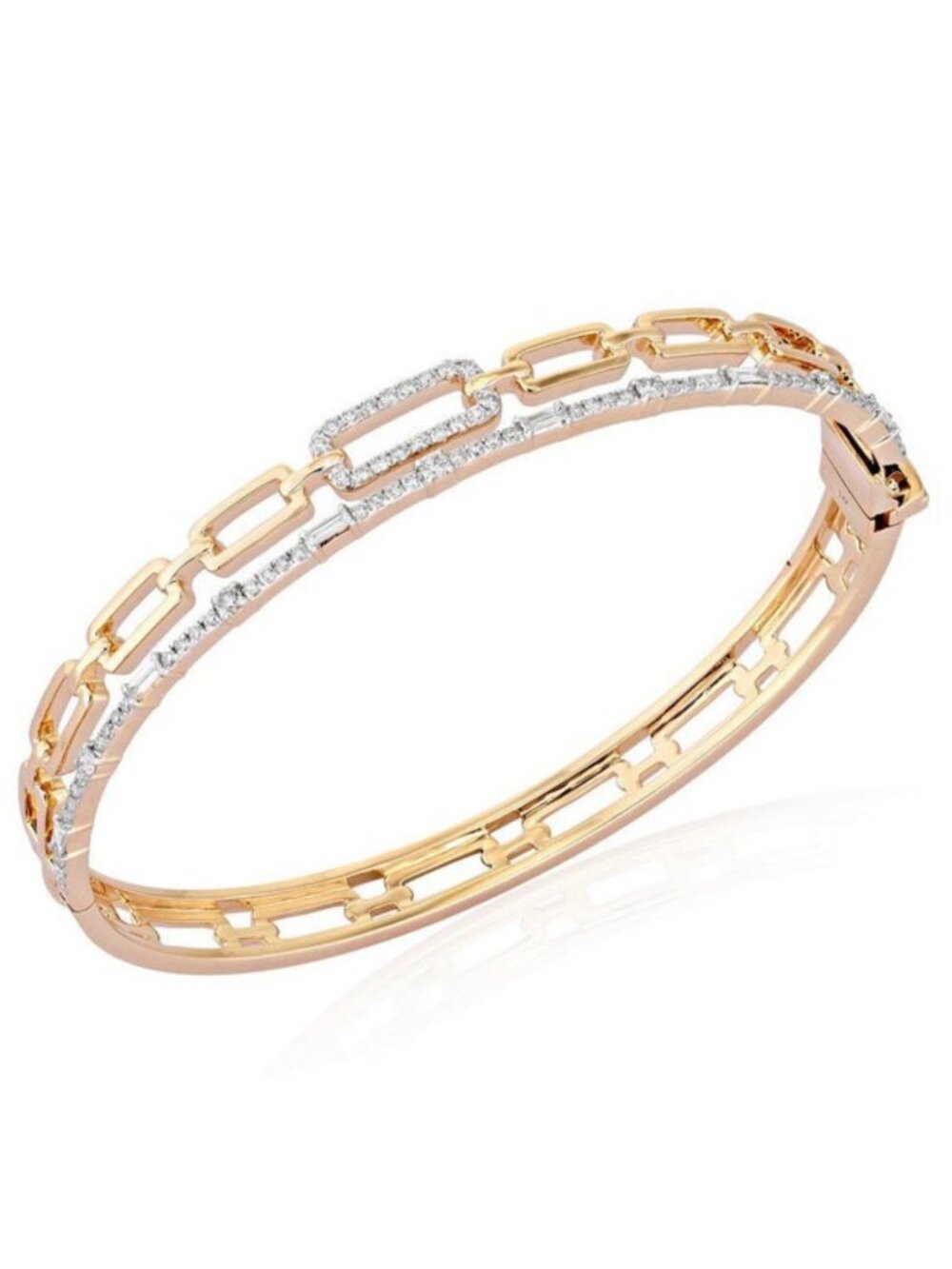 Timeless Diamond 14K (or 18k upon request) Yellow Gold Enchanted Bracelet